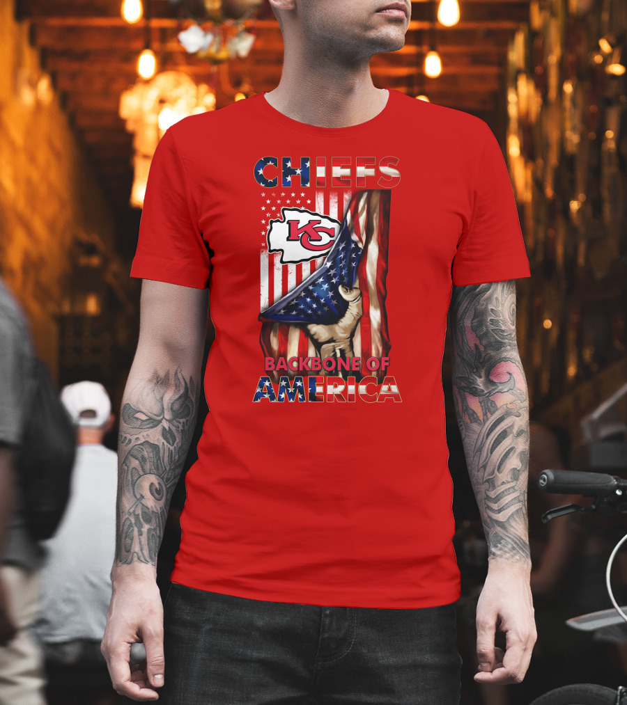 Chiefs Kc Backbone Of America T-Shirt