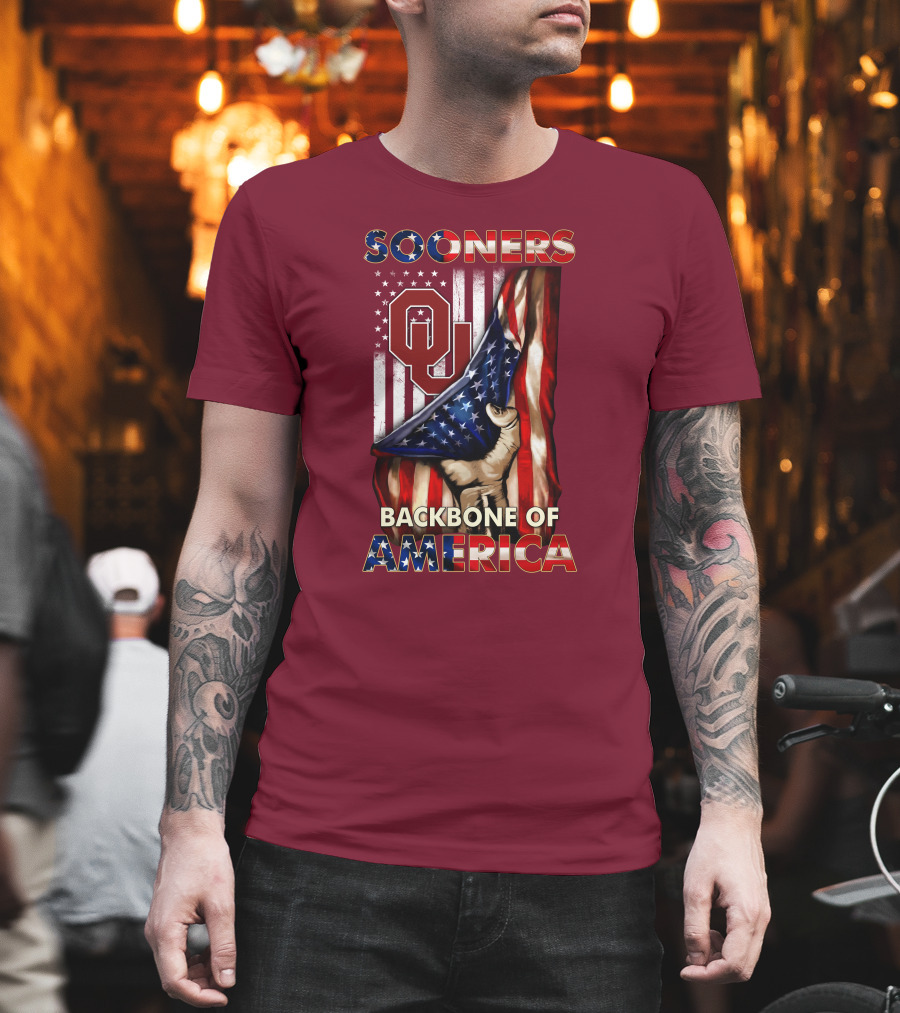 Sooners Backbone Of America Oklahoma T-Shirt