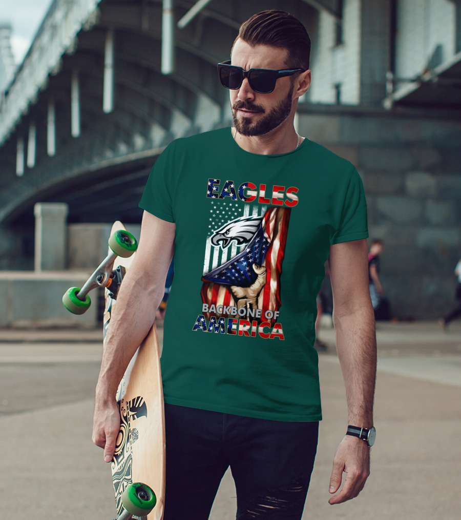 Eagles Backbone Of America Philadelphia T-Shirt