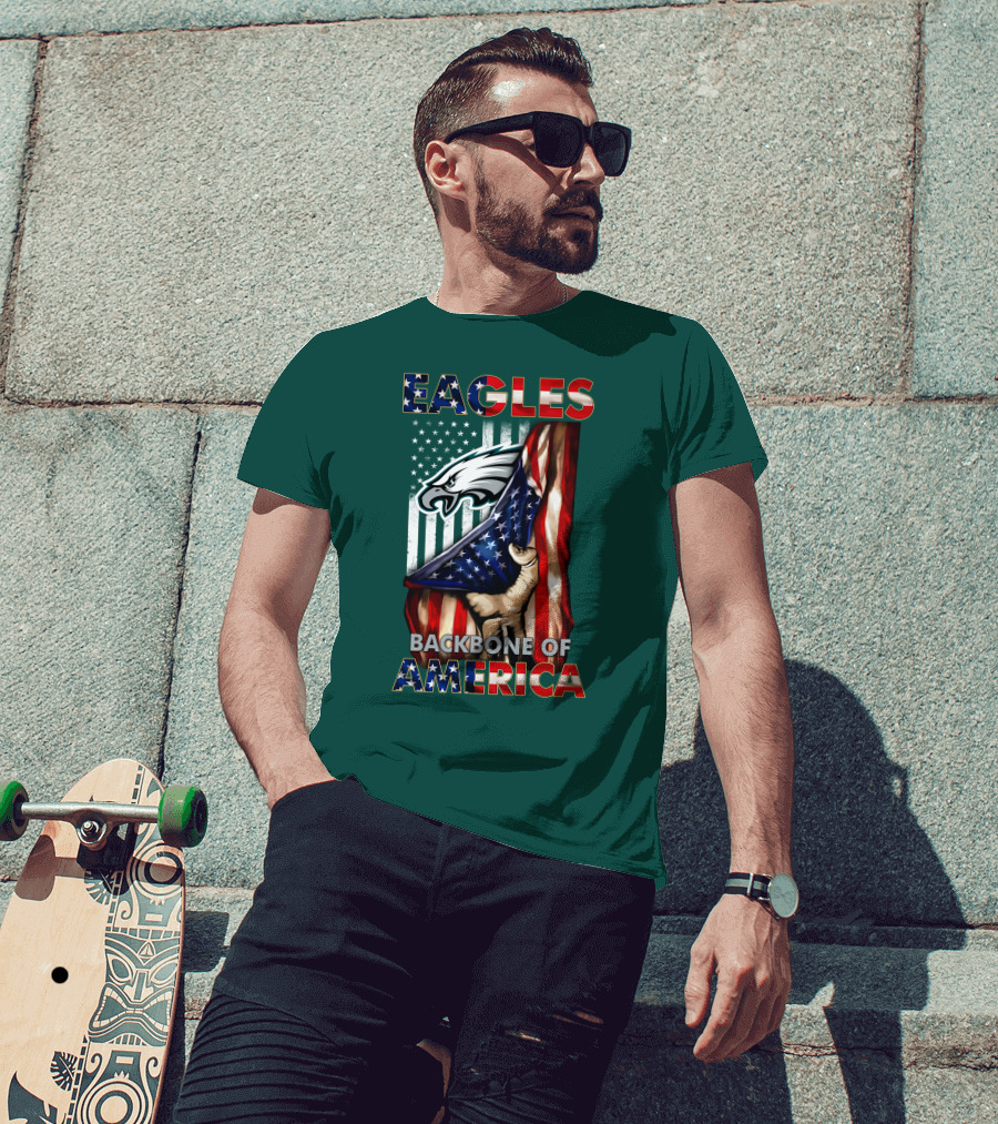 Eagles Backbone Of America Philadelphia T-Shirt