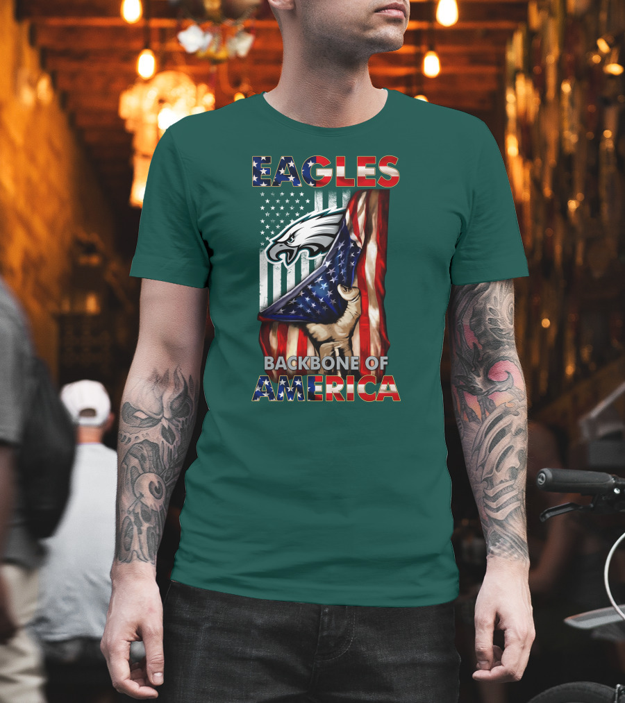 Eagles Backbone Of America Philadelphia T-Shirt