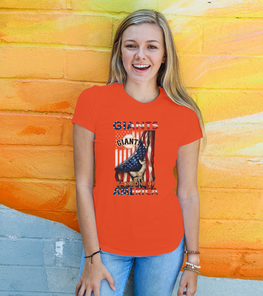 Giant Backbone Of America Giants T-Shirt