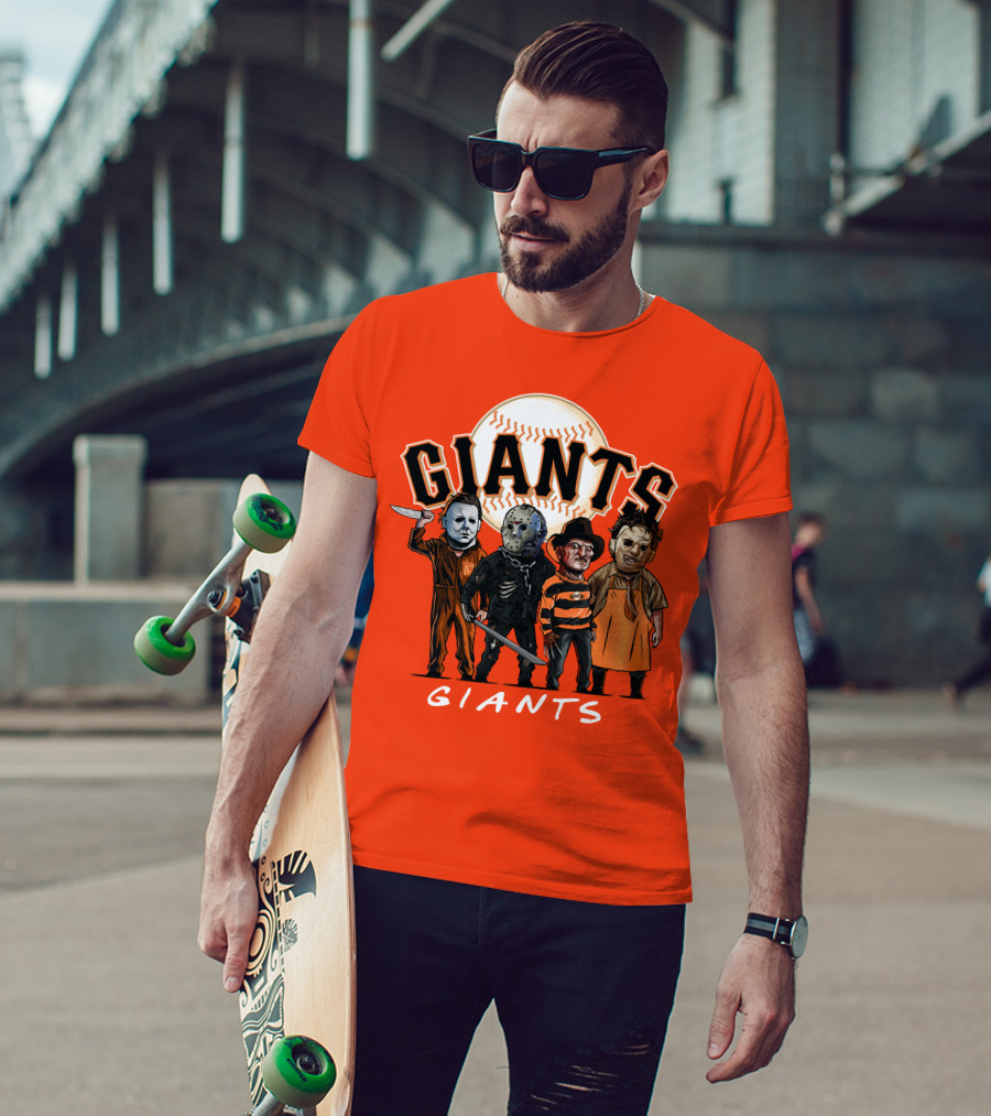 Giants Halloween The Slasher Squad T-Shirt