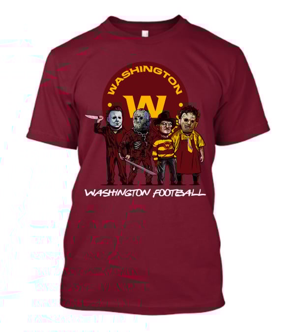 Washington Football Team Halloween The Slasher Squad Characters T-Shirt