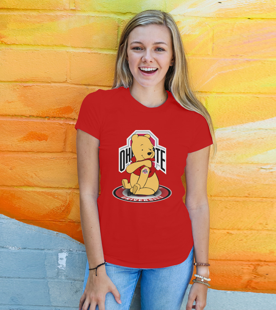 Ohio State Buckeyes Winnie The Pooh University T-Shirt