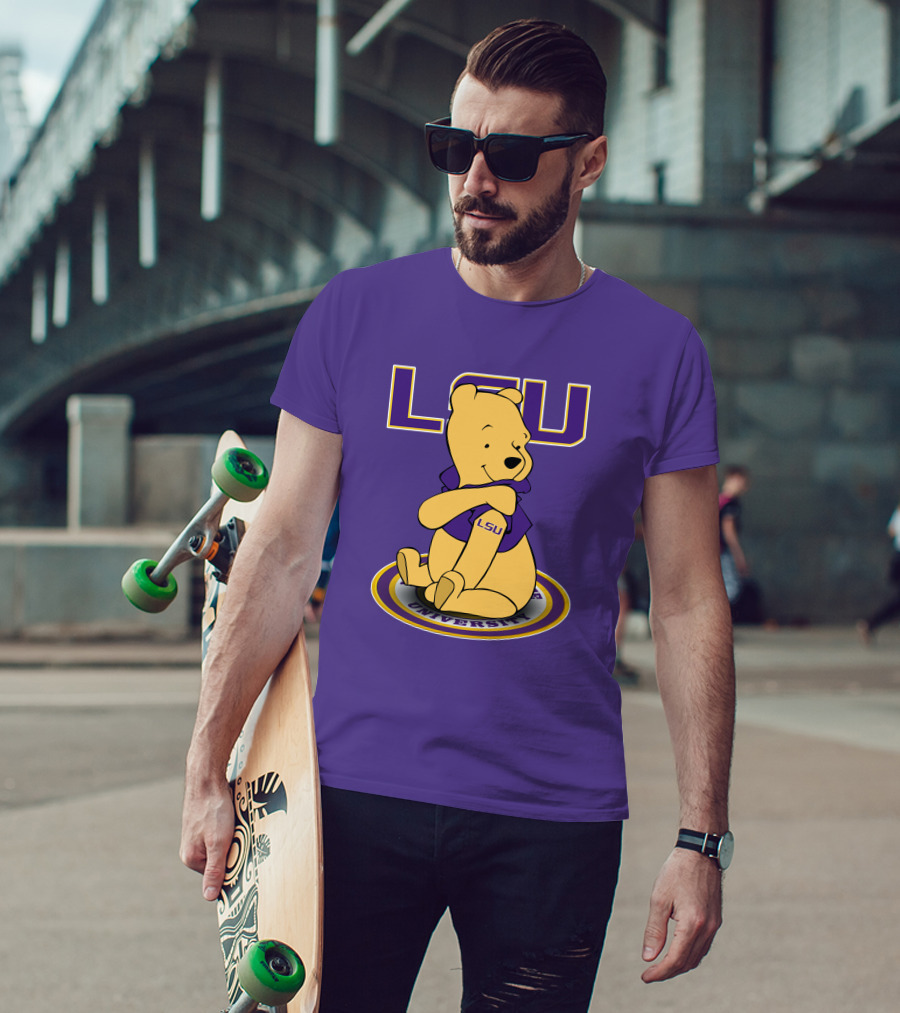 LSU Tigers Winnie The Pooh University Mascot T-Shirt