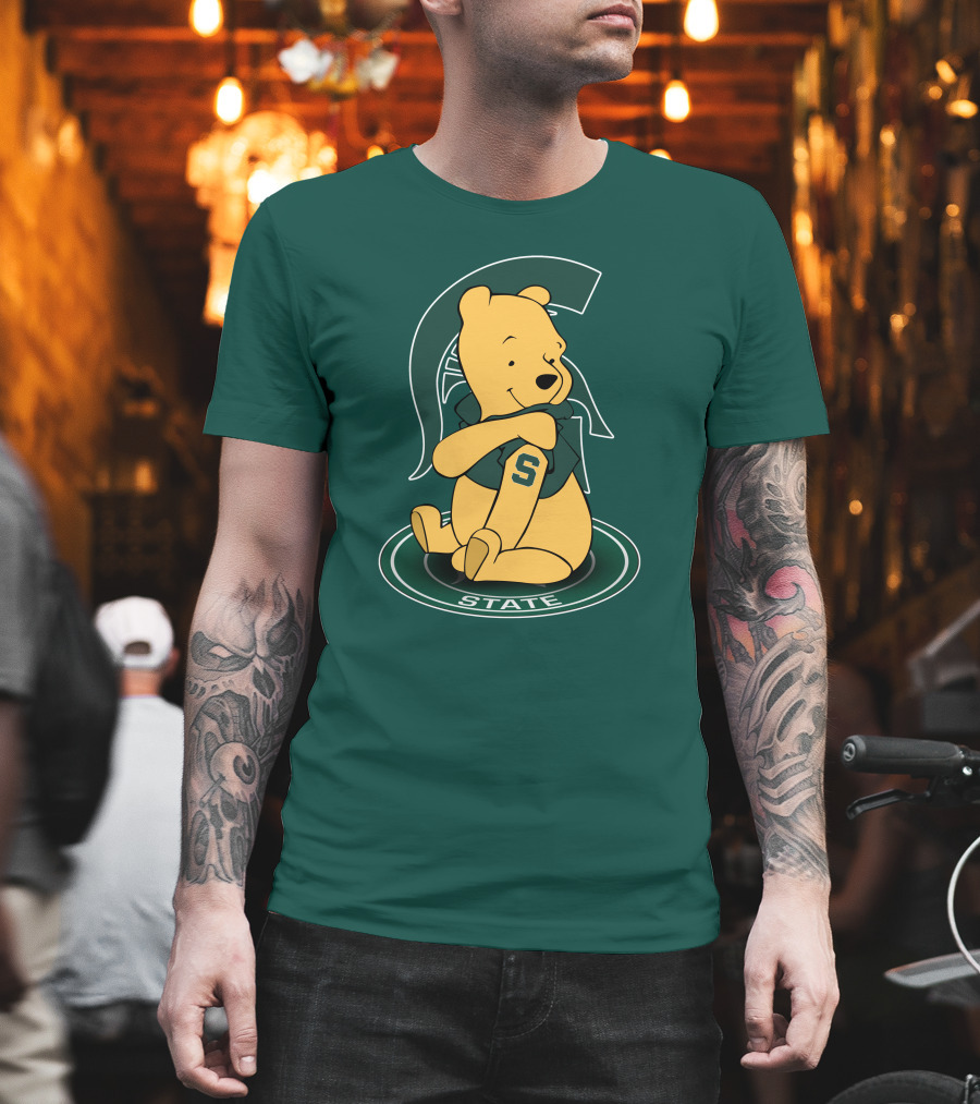 Michigan State Spartans Winnie the Pooh State T-Shirt