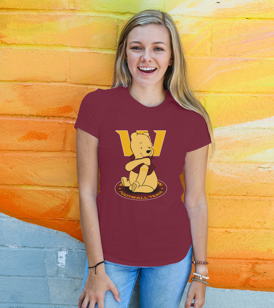Washington Football Team W Winnie The Pooh T-Shirt