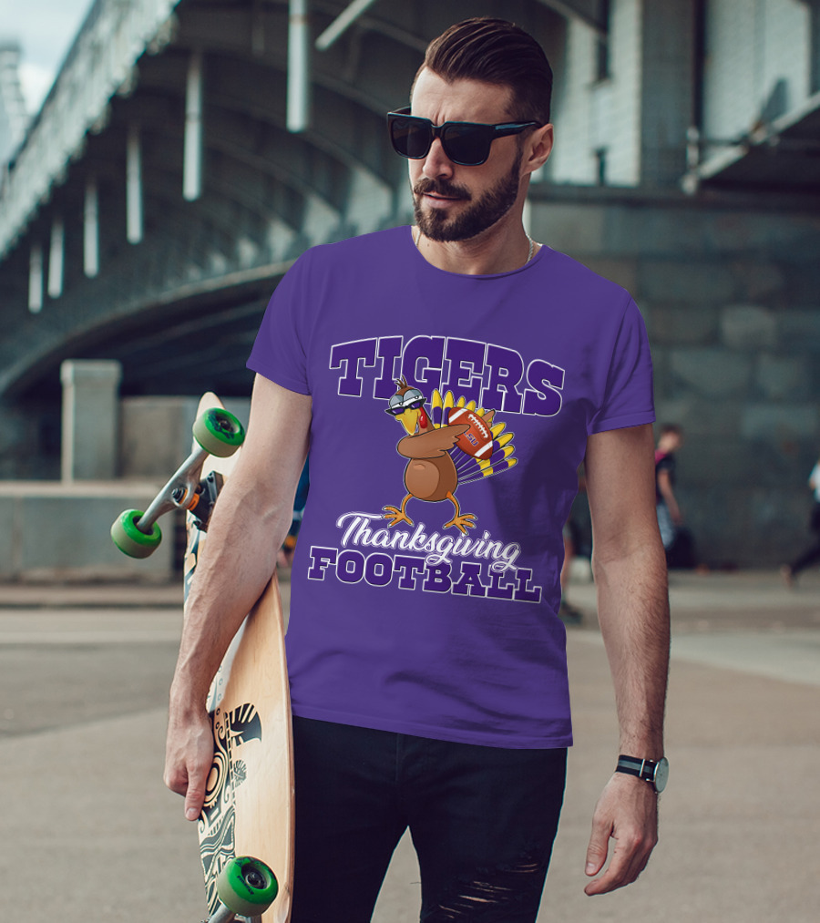 Tigers Thanksgiving Football LSU Turkey T-Shirt