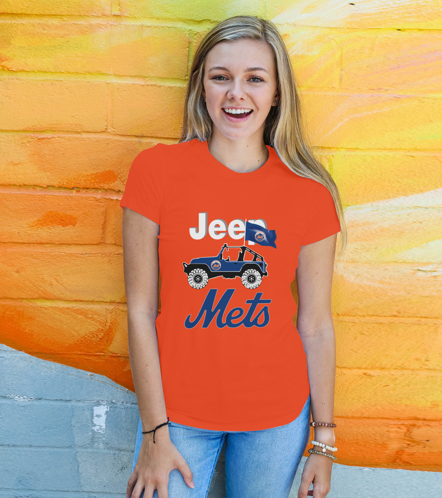 Jeep New York Mets Are Coming T-Shirt