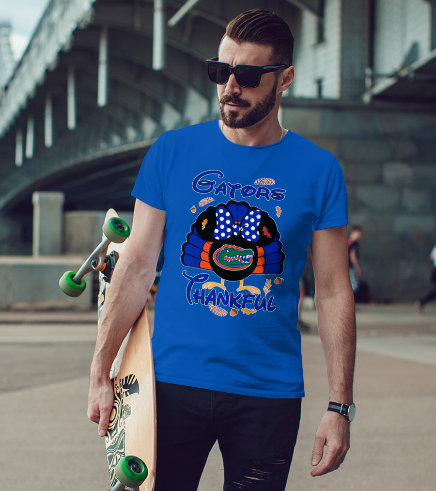 Gators Thankful Minnie Thanksgiving T-Shirt