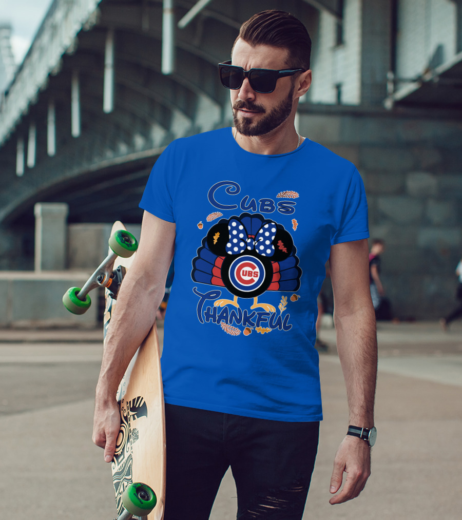 Cubs Thankful Minnie Thanksgiving T-Shirt