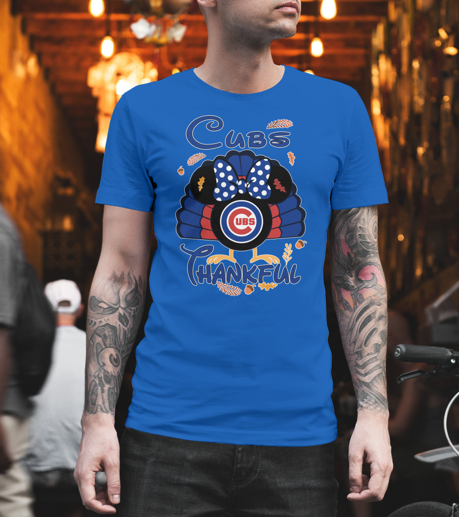 Cubs Thankful Minnie Thanksgiving T-Shirt