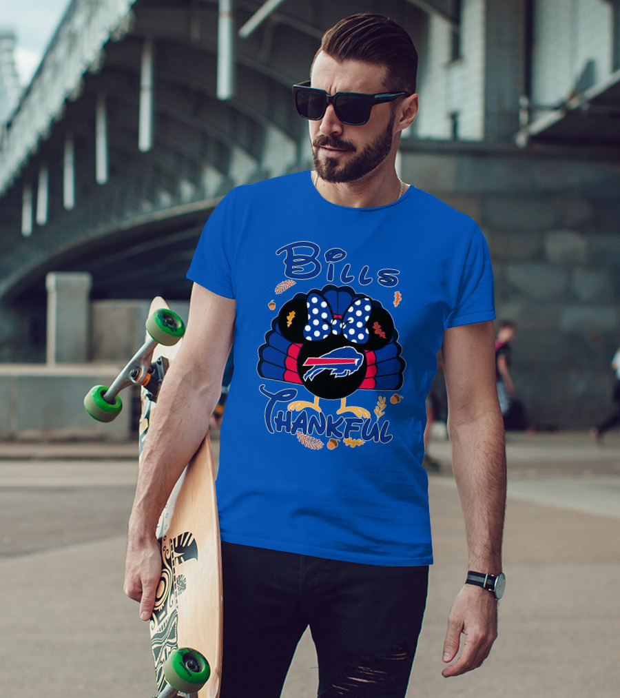 Bills Thankful Buffalo Bills Minnie Thanksgiving T-Shirt