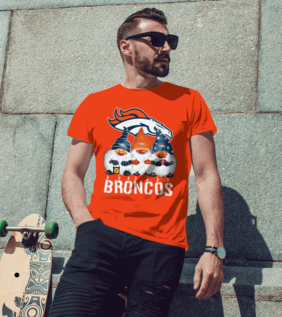 Denver Broncos Merry Christmas Happy Holidays Broncos T-Shirt