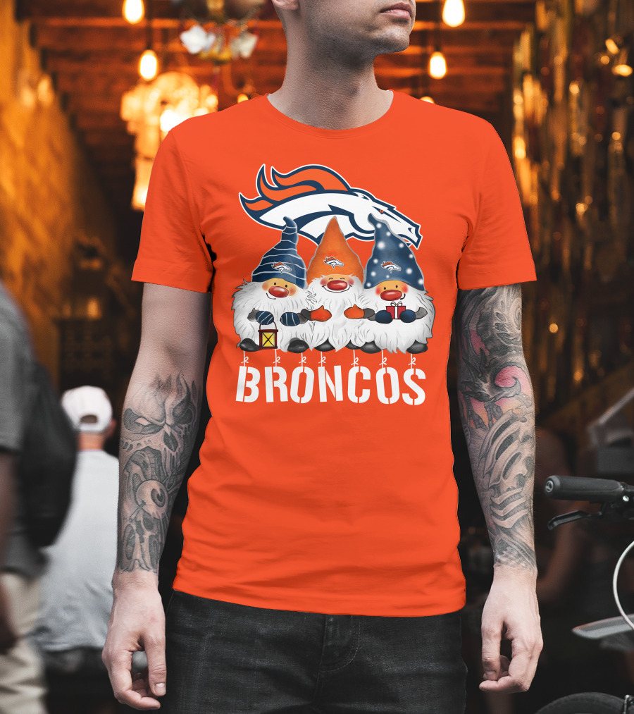 Denver Broncos Merry Christmas Happy Holidays Broncos T-Shirt