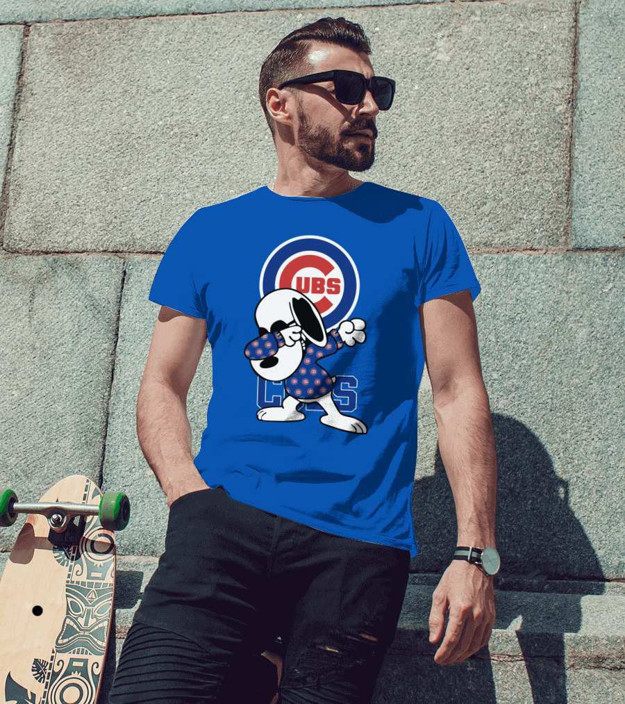 Chicago Cubs Snoopy Dabbing T-Shirt