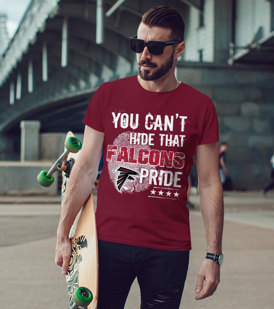 You Can't Hide That Falcons Pride With Atlanta Logo And Stars T-Shirt