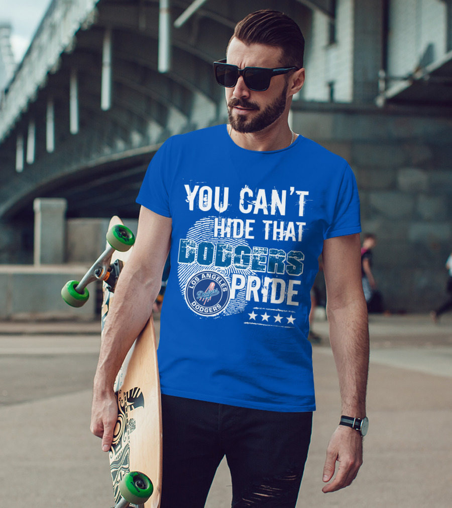 You Can't Hide That Los Angeles Dodgers Pride With Stars T-Shirt