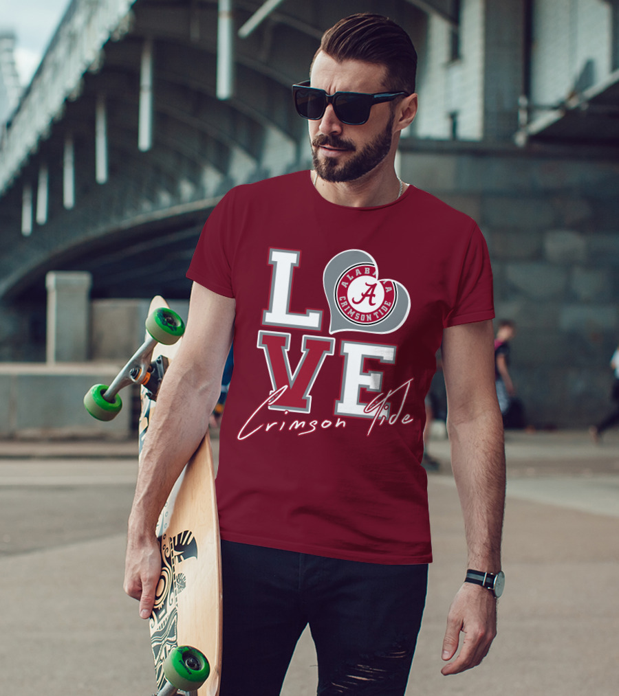 LOVE Alabama Crimson Tide T-Shirt
