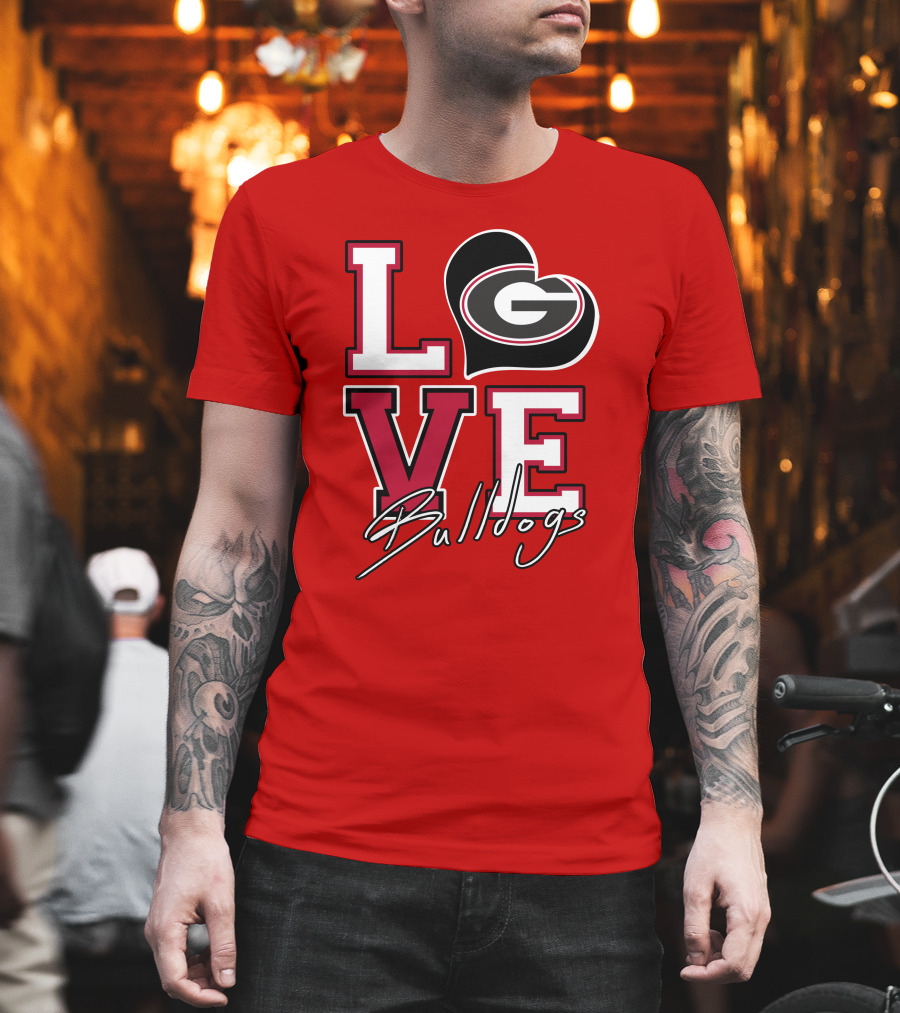 LOVE Georgia Bulldogs T-Shirt