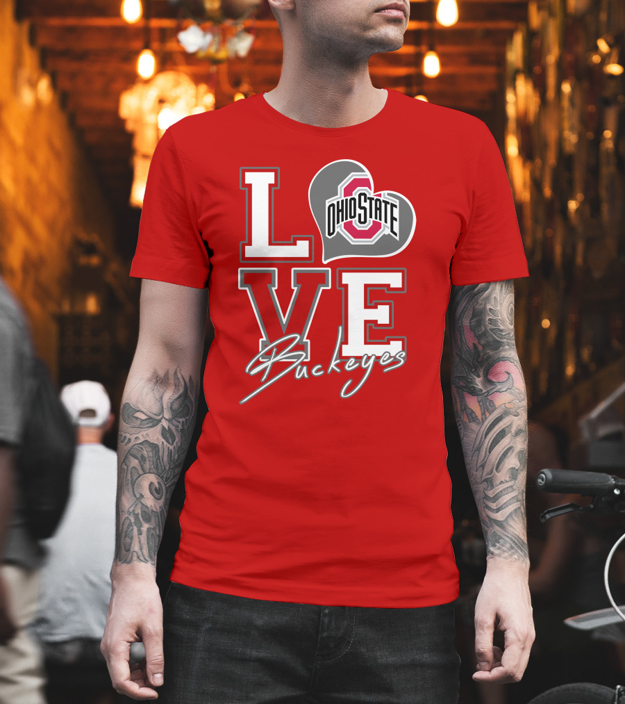 LOVE Ohio State Buckeyes T-Shirt