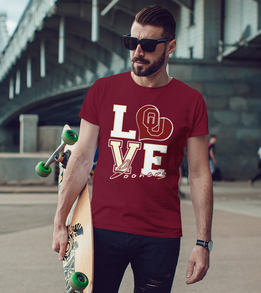 Love OU Heart Sooners T-Shirt