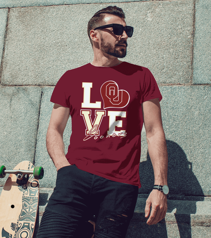 Love OU Heart Sooners T-Shirt