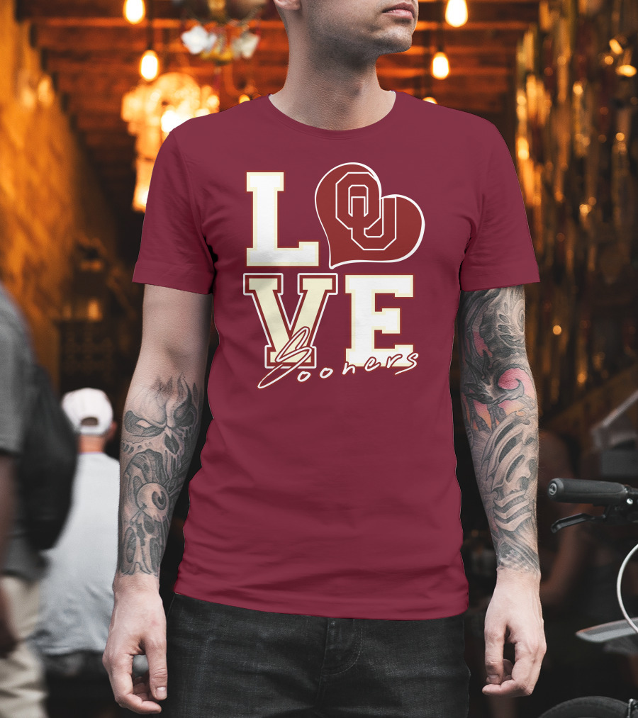 Love OU Heart Sooners T-Shirt