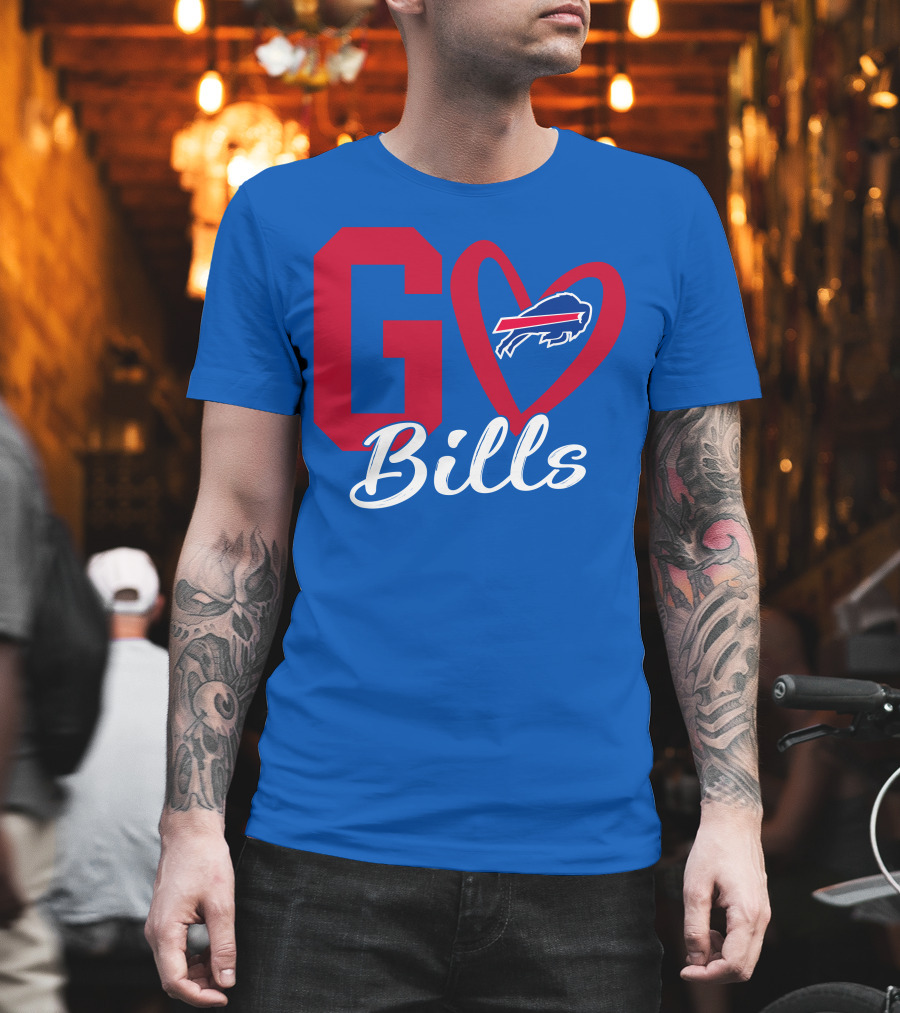 Go Bills Love Buffalo Bills T-Shirt