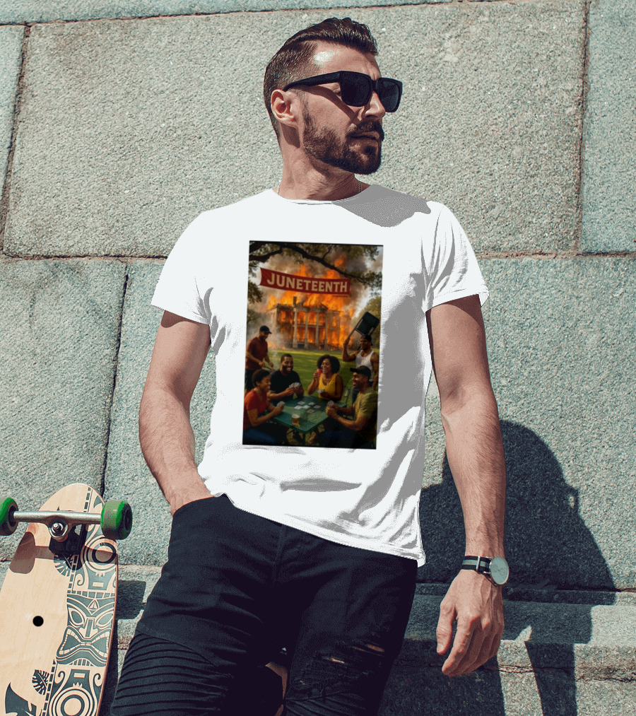 Juneteenth La Plantation Fire Historic Juneteenth Celebration T-Shirt