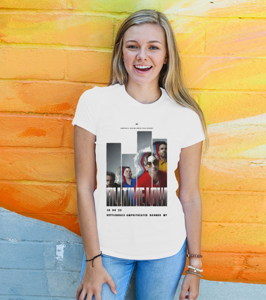 All Time Low Live 10.4.2025 KettleHouse Amphitheater Bonner MT T-Shirt
