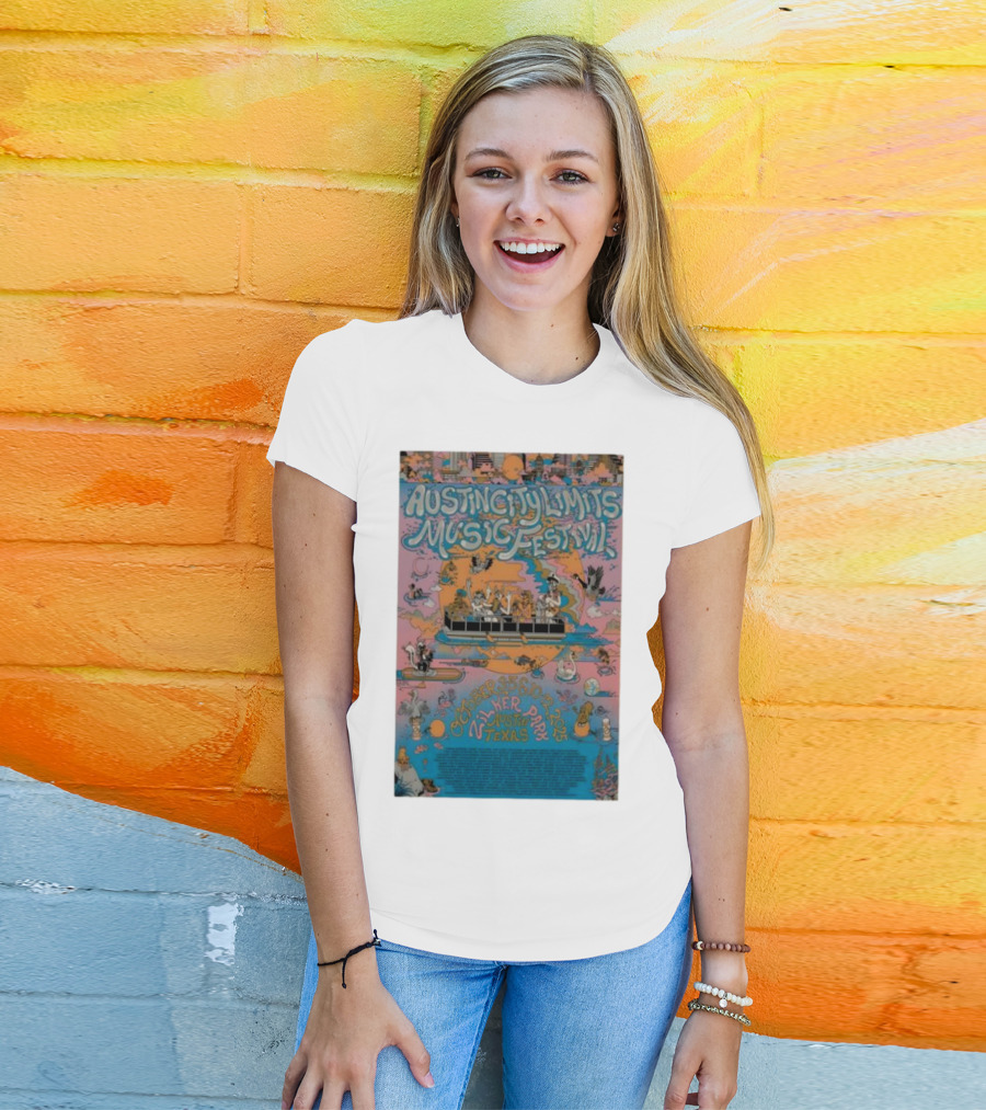 Austin City Limits Music Festival 2015 Wilker Park Austin Texas October 2-4 9-11 T-Shirt