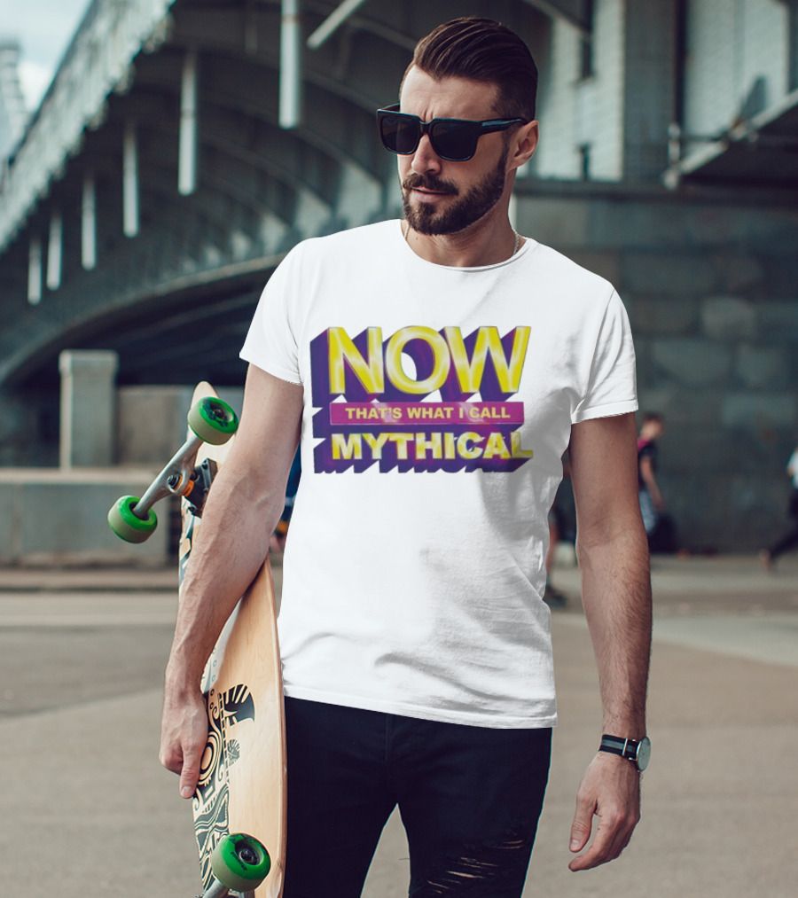 NOW That’s What I Call Mythical Retro 3D Text Style T-Shirt