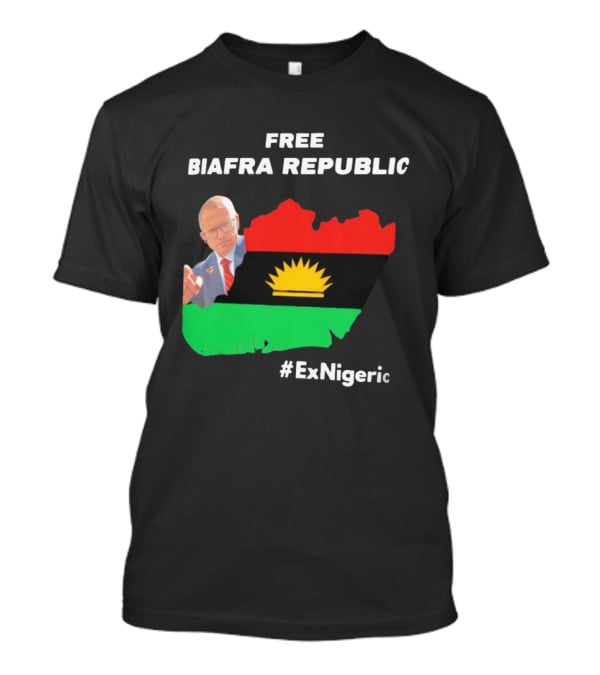 Free Biafra Republic ExNigeria Gunther Fehlinger Movement T-Shirt