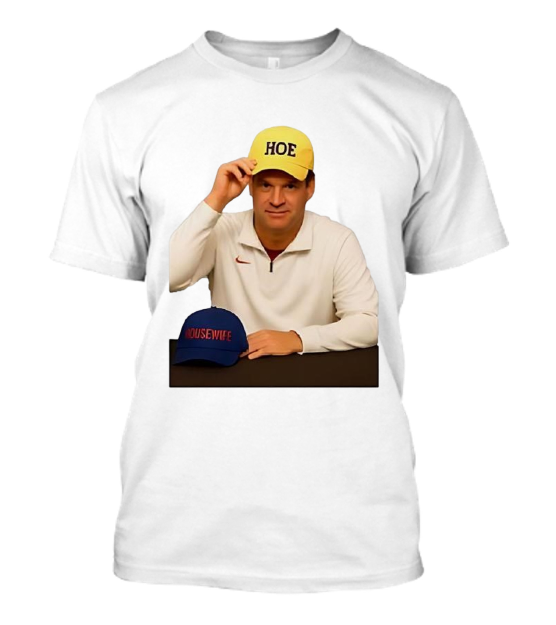 Lane Kiffin Yellow Hoe Cap Funny Hat Housewife Theme T-Shirt