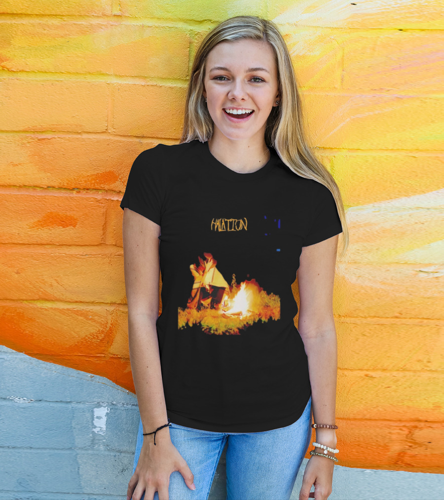 Halation Campfire Tour 2026 Cozy Wilderness Adventure T-Shirt