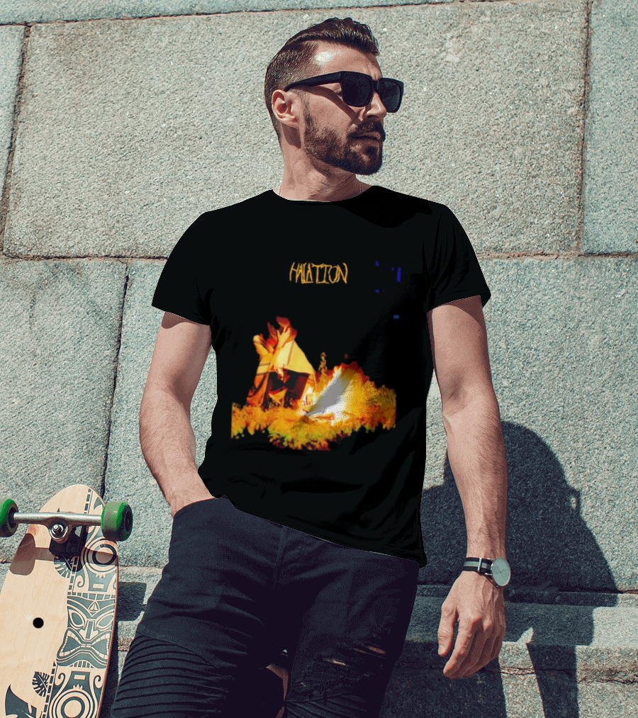Halation Campfire Tour 2026 Cozy Wilderness Adventure T-Shirt