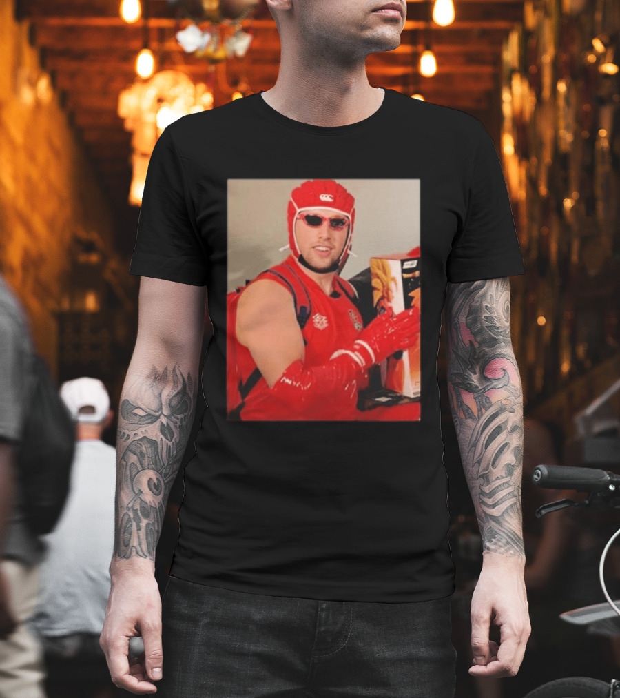 Sidemen Deepthroat Man Rugby Costume Toy Holder T-Shirt