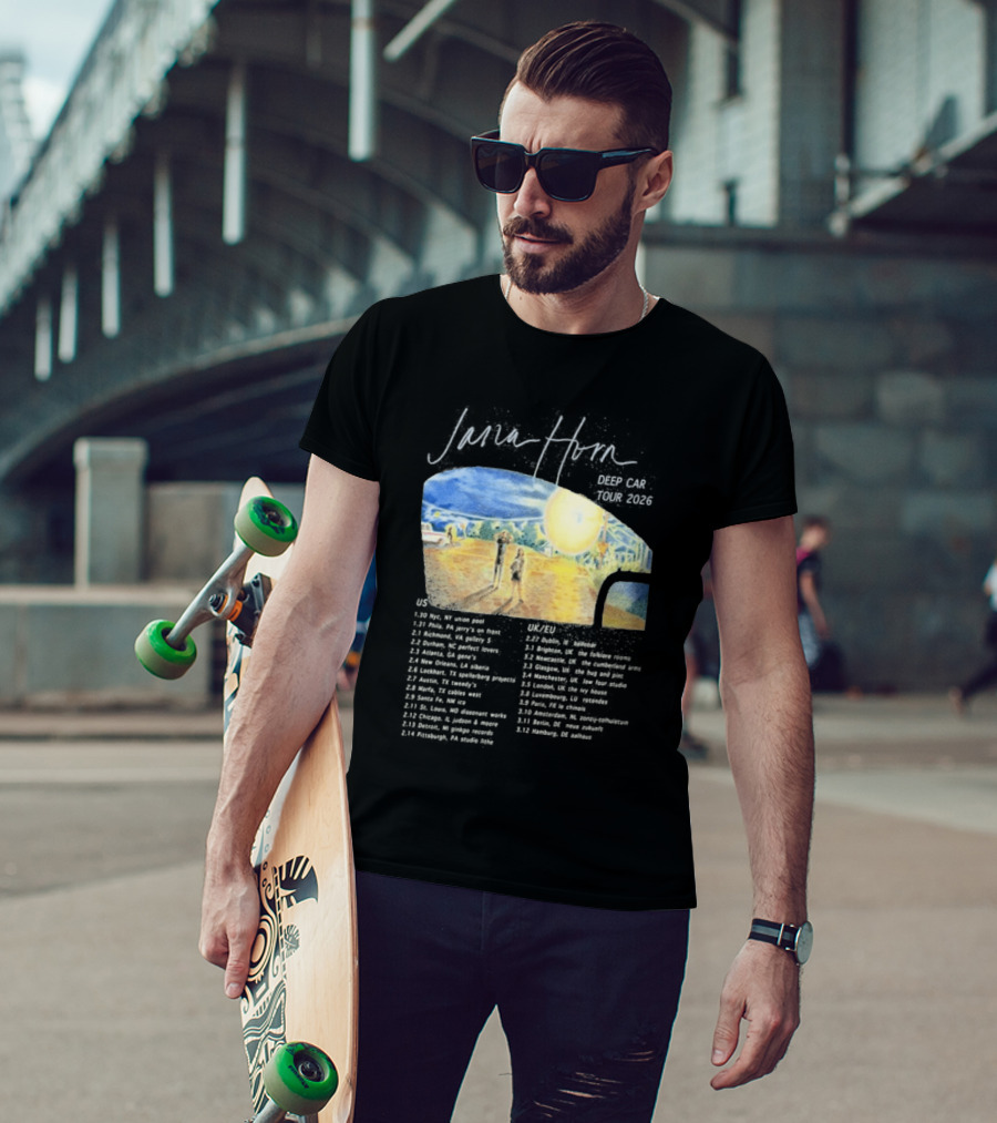 Jana Horn Deep Car Tour 2026 Dates Texas Sun T-Shirt
