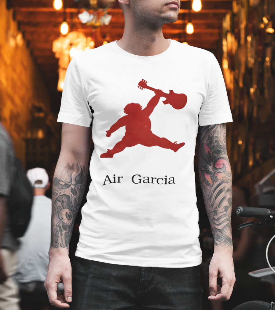 Air Garcia Jerry Garcia Silhouette Iconic Rock Legend T-Shirt