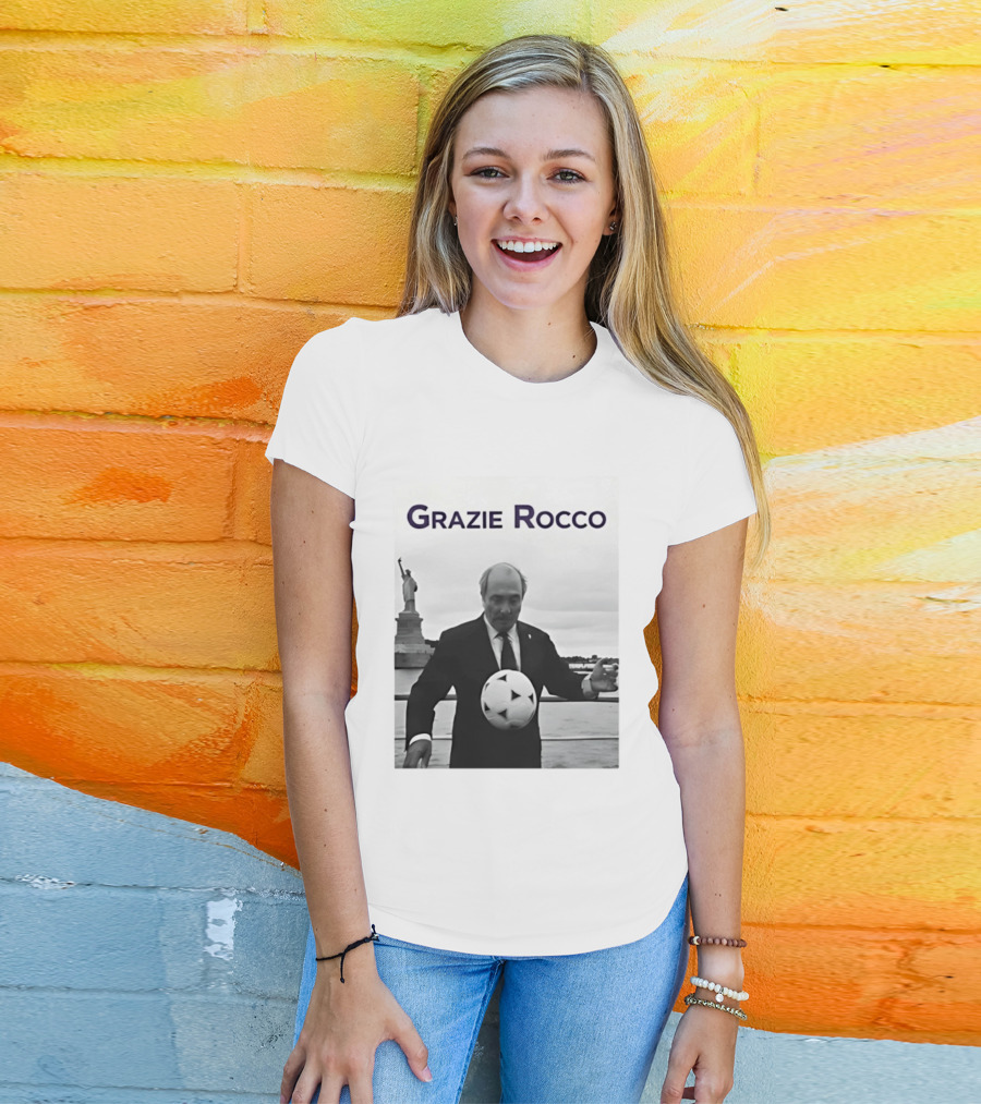 Grazie Rocco Commisso Statue Of Liberty Soccer T-Shirt