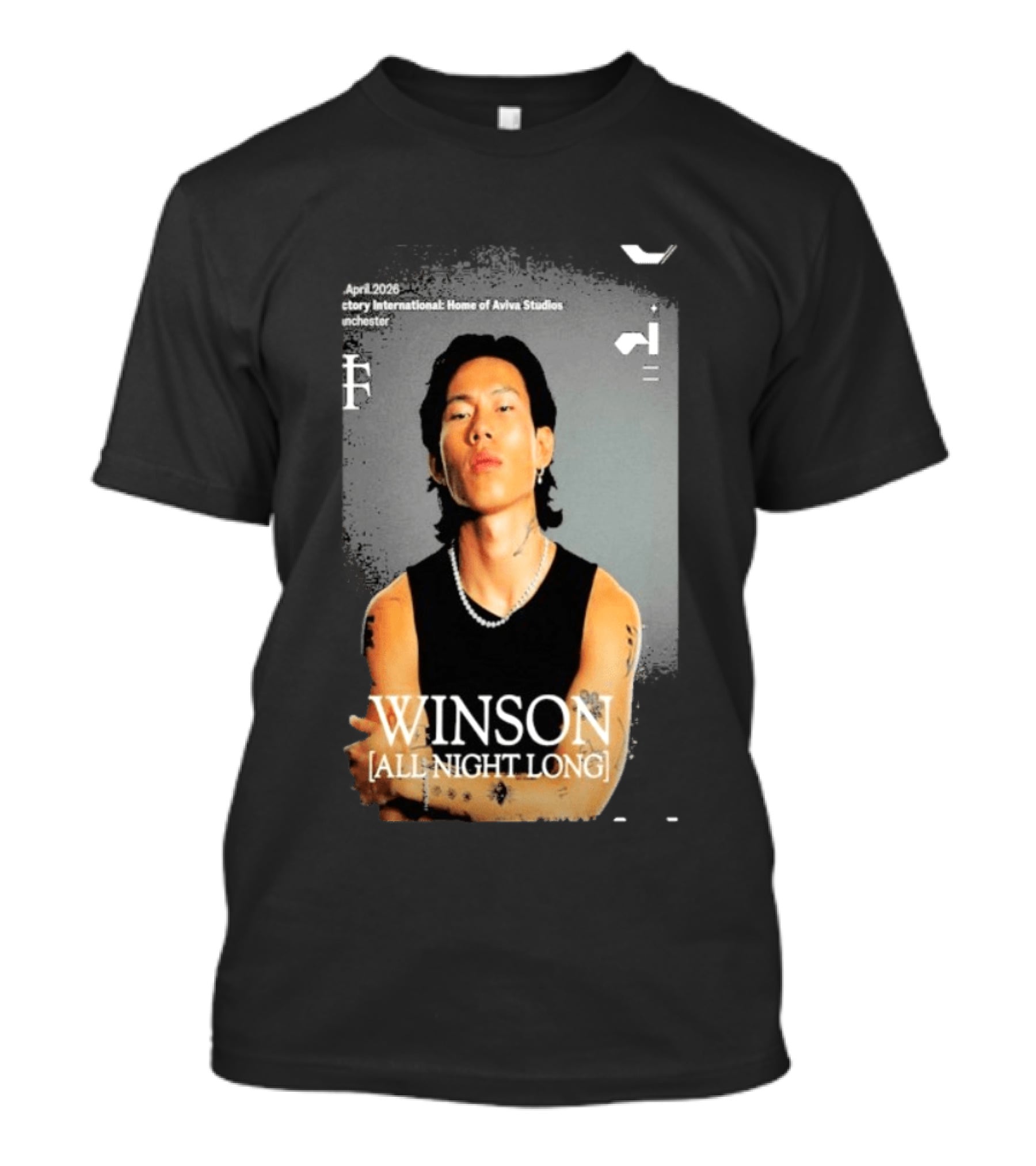 Winson All Night Long Factory International Home Of Aviva Studios Manchester April 2026 T-Shirt