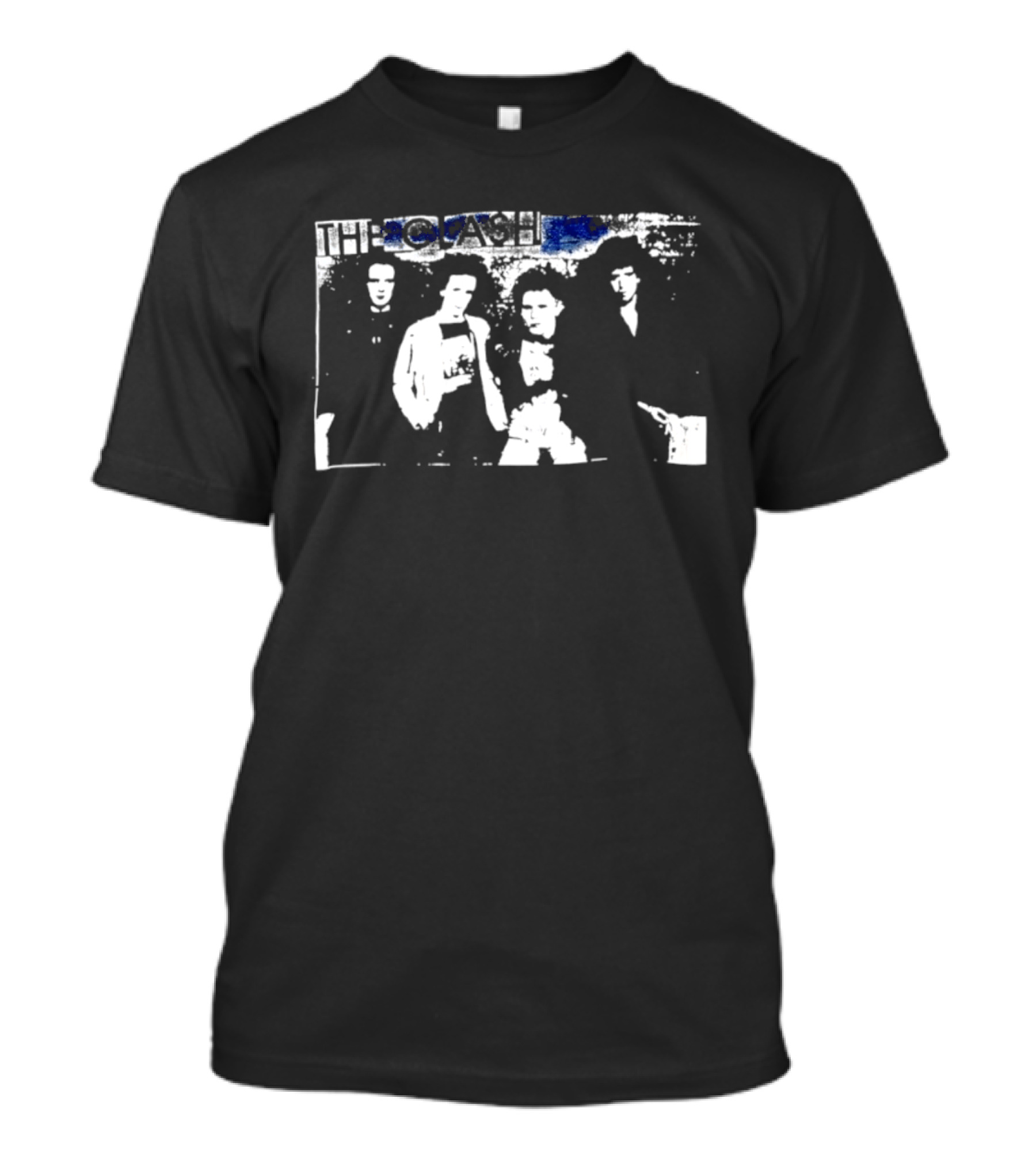 The Clash Band With Monochrome T-Shirt