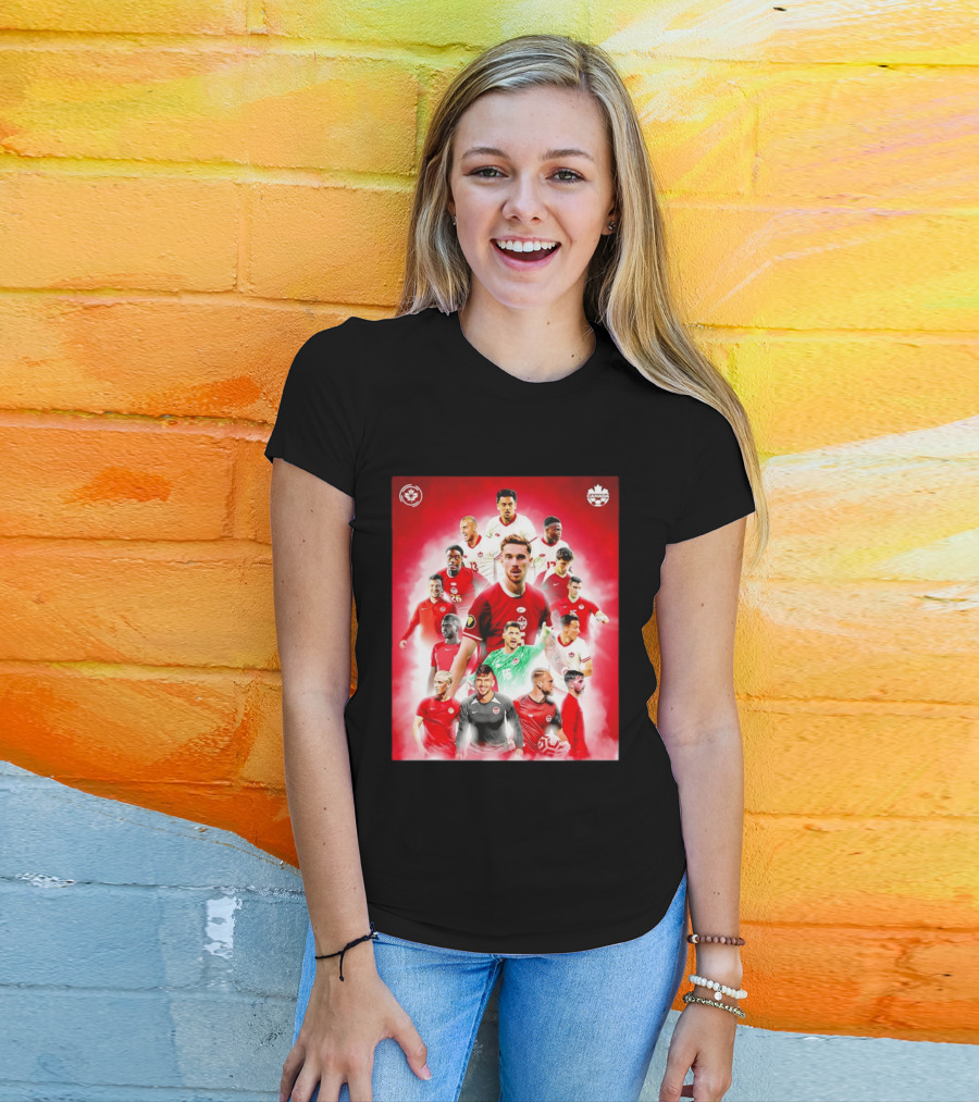 Canada's Team 2026 Men's National Soccer Team Players T-Shirt