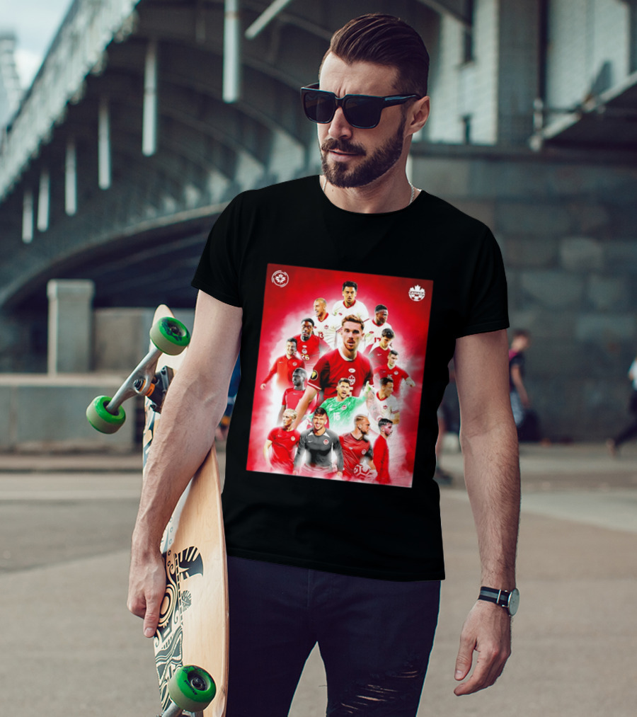 Canada's Team 2026 Men's National Soccer Team Players T-Shirt