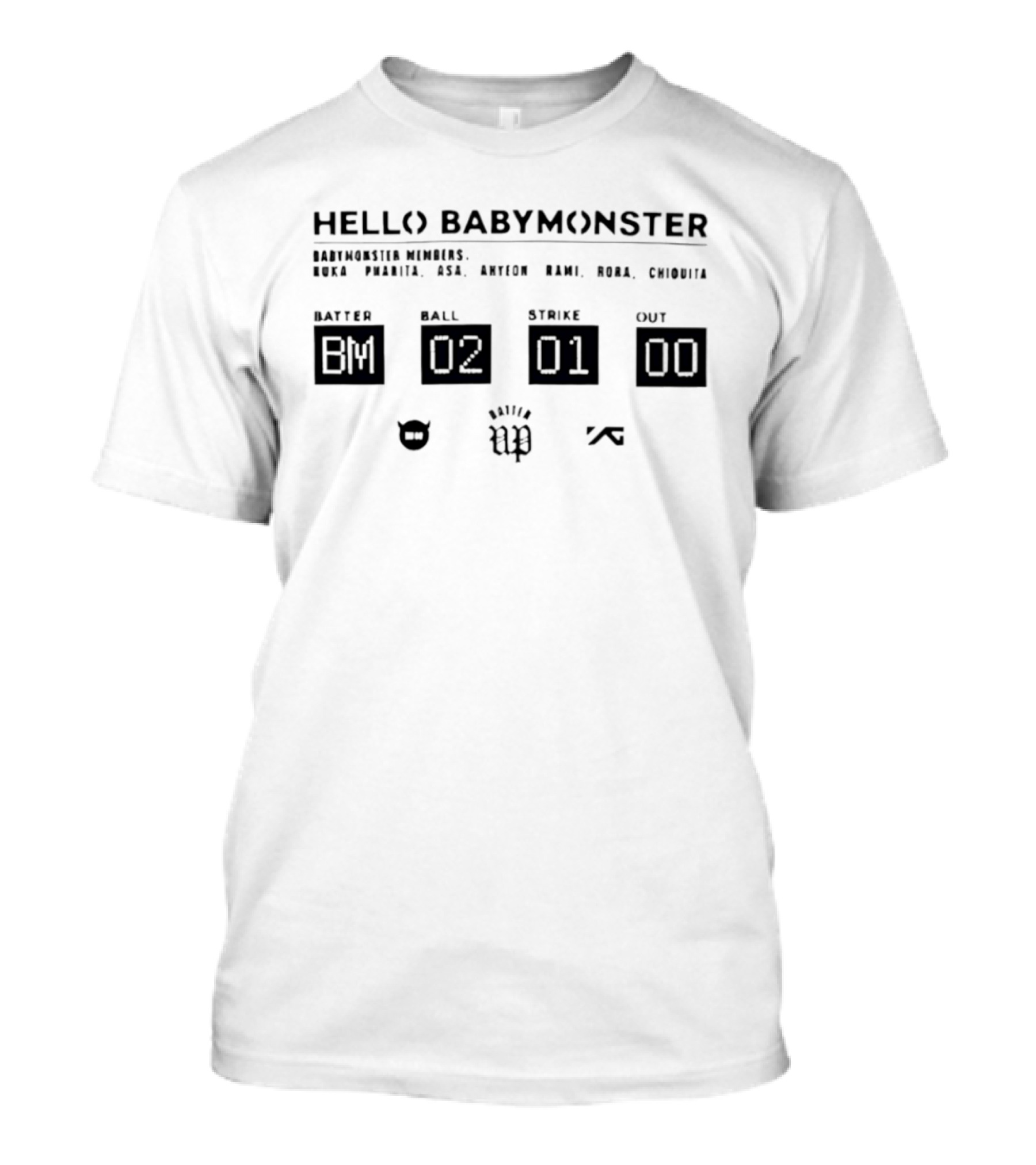Hello BabyMonster Predebut Members Ruka Pharita Asa Ahyeon Rora Haram Chiquita T-Shirt