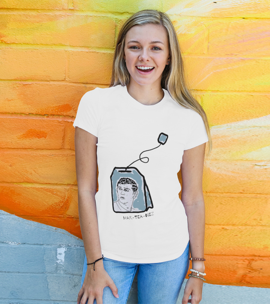 Mar Tea Nez Emiliano Martínez Teabag Cartoon T-Shirt