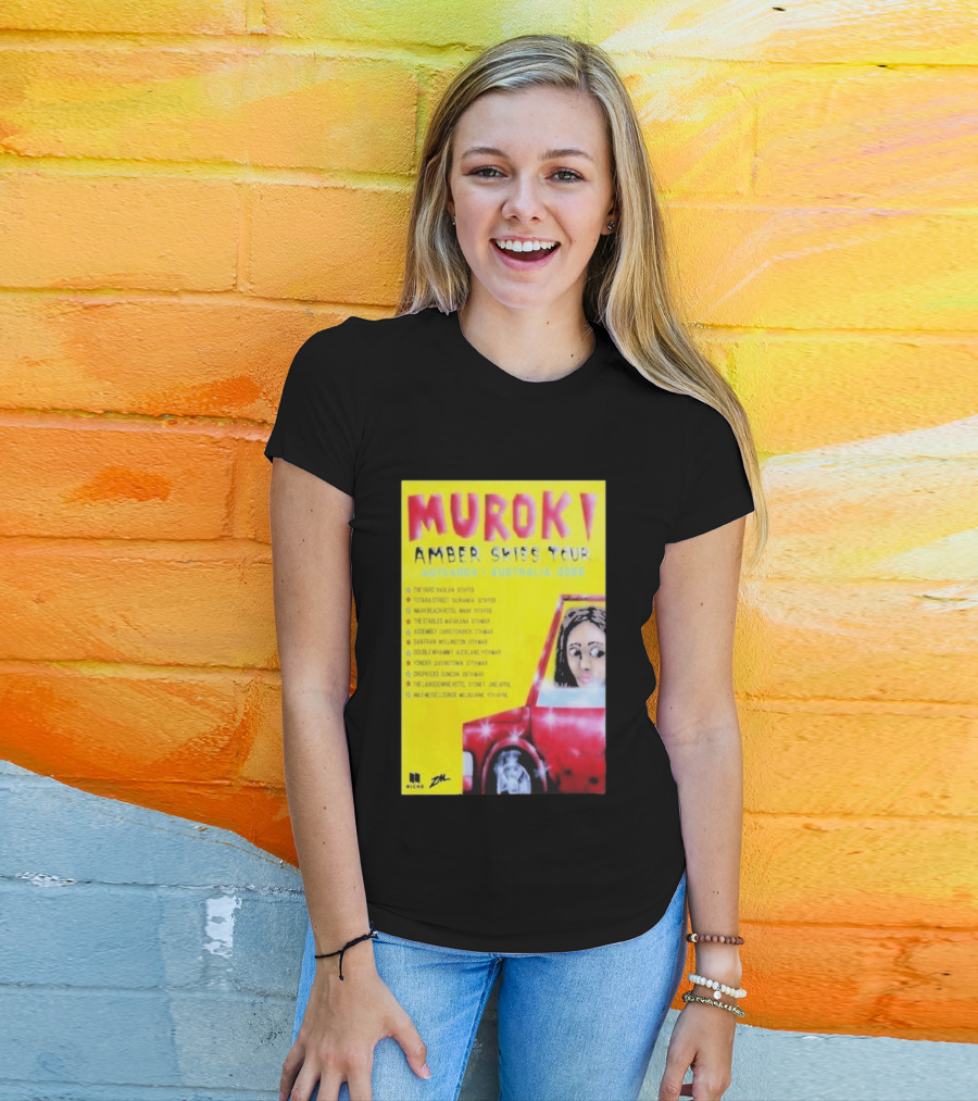 Muroki Amber Skies Tour Aotearoa Australia 2026 T-Shirt