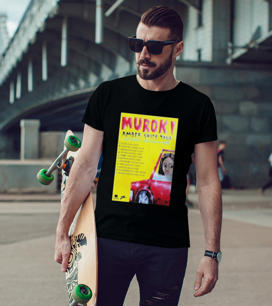 Muroki Amber Skies Tour Aotearoa Australia 2026 T-Shirt